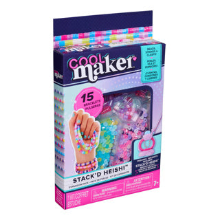 Cool maker – pakiet rozszerzeń Stack'd Heishi – zestaw do tworzenia bransoletek zawierający ponad 1300 koralików, co pozwala na utworzenie do 15 bransoletek