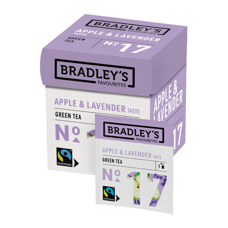 Bradley's favourites green tea apple lavender no. 17 (72x 1,75g)