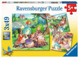 Puzzle Ravensburger małe księżniczki - układanka - 3x49 elementów
