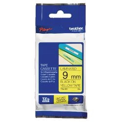 Taśma etykietowa Brother tze621 9mmx8m czarno-żółta