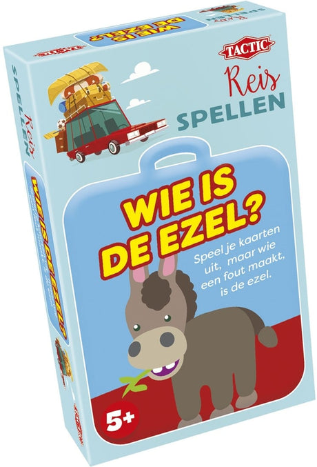 Taktyka, kto jest osłem? – gra planszowa – wydanie kompaktowe – szybka i zabawna gra rodzinna – od 5 lat – od 2 do 8 graczy