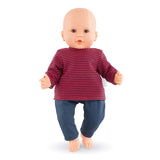 Corolle Mon Grand Poupon Poppen Strój Striped