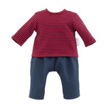 Corolle Mon Grand Poupon Poppen Strój Striped