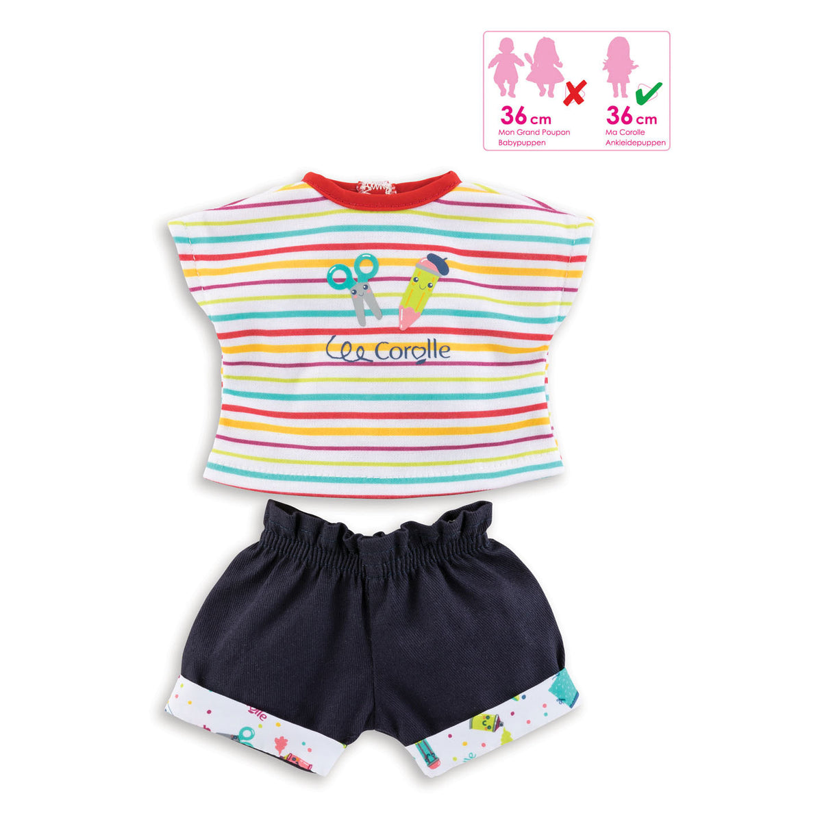 Corolle Ma poppenoutfit mały artysta