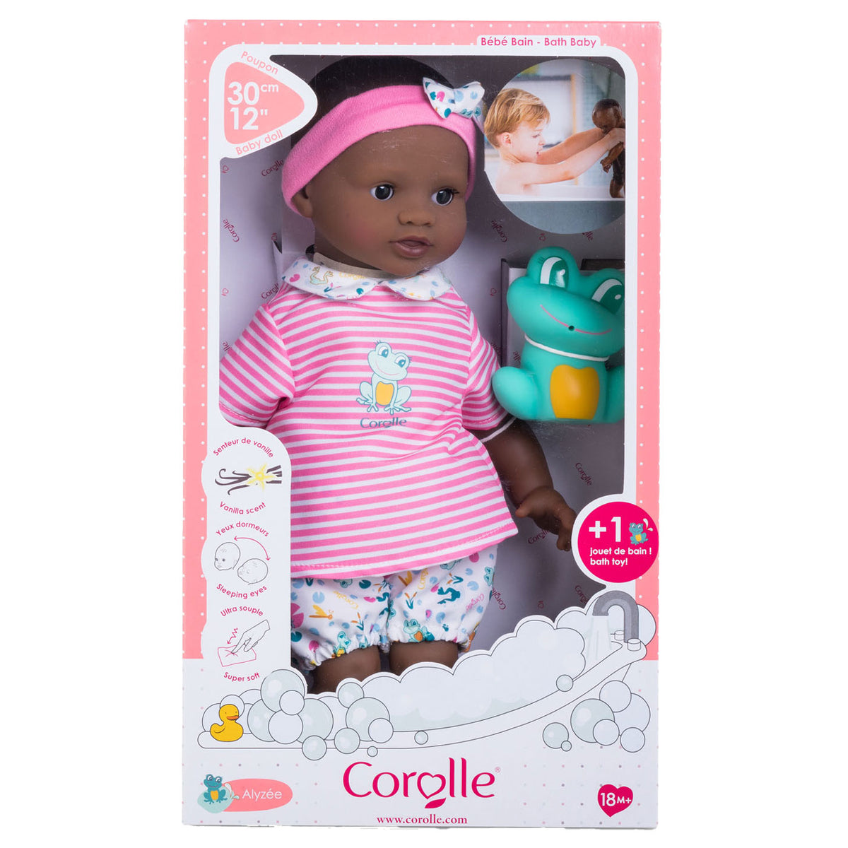 Lalka do kąpieli Corolle Mon Premier Poupon - alyzee, 30 cm