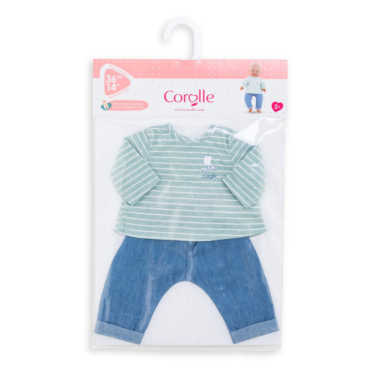 Corolle Mon Grand Poupon - Dolls Pants z koszulą, 36 cm