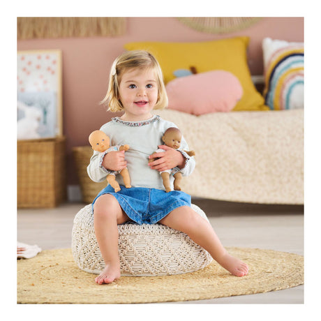 Lalka Baby Corolle Mini Calin Królik Niebieskie Oczy 20cm - zapach wanilii.