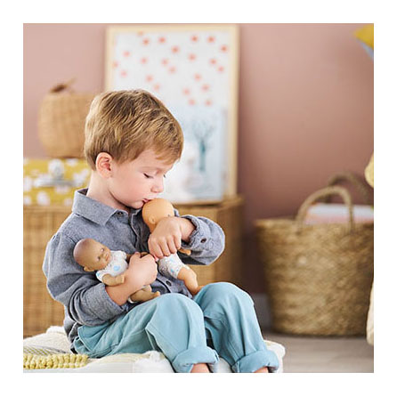 Lalka Baby Corolle Mini Calin Królik Niebieskie Oczy 20cm - zapach wanilii.