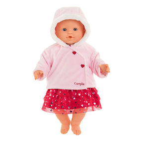 Kurtka Corolle mon grand poupon serca różowe, 36 cm