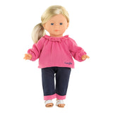 Corolle ma różowa bluzka i spodnie, 36cm