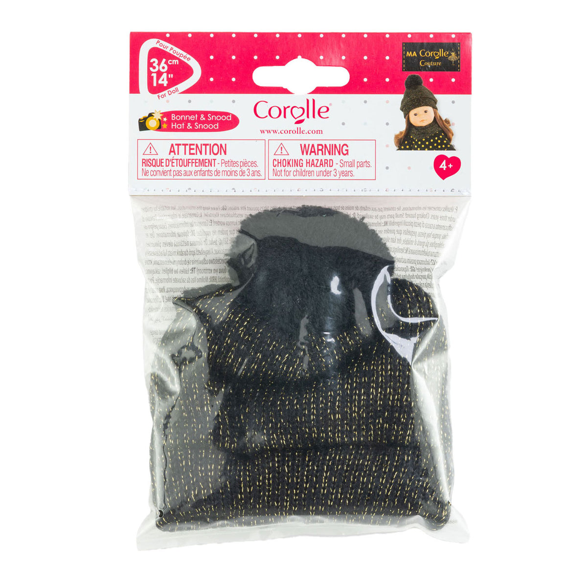 Corolle Ma Hoed and Scalf Couture, 36 cm