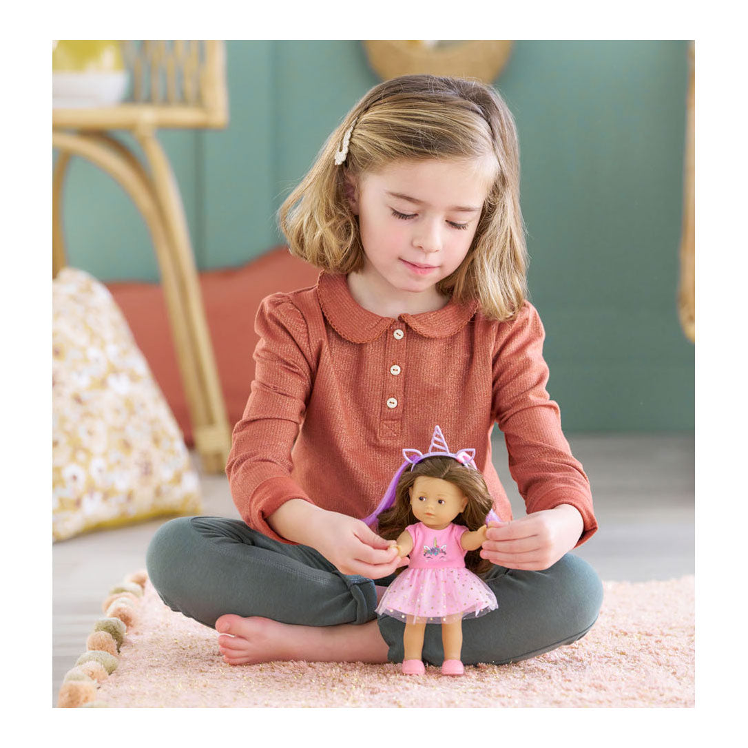 Lalka Corolle Unicorn Romy 20cm - mini zestaw do zabawy Corolline z akcesoriami.