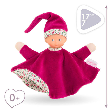 Corolle przytulanka różowa grenadyna przytulanka dla dziecka 17 cm miękka zabawka.