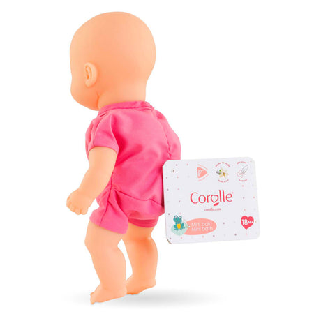 Corolle Baby Doll Zabawki do kąpieli różowe 20 cm - mini lalka Bain do zabawy w wodzie.