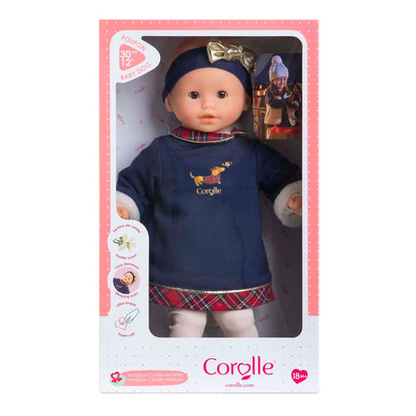 Lalka niemowlęca Corolle Calin Margaux Holidays miękka lalka 30 cm o zapachu niebieskiej wanilii.