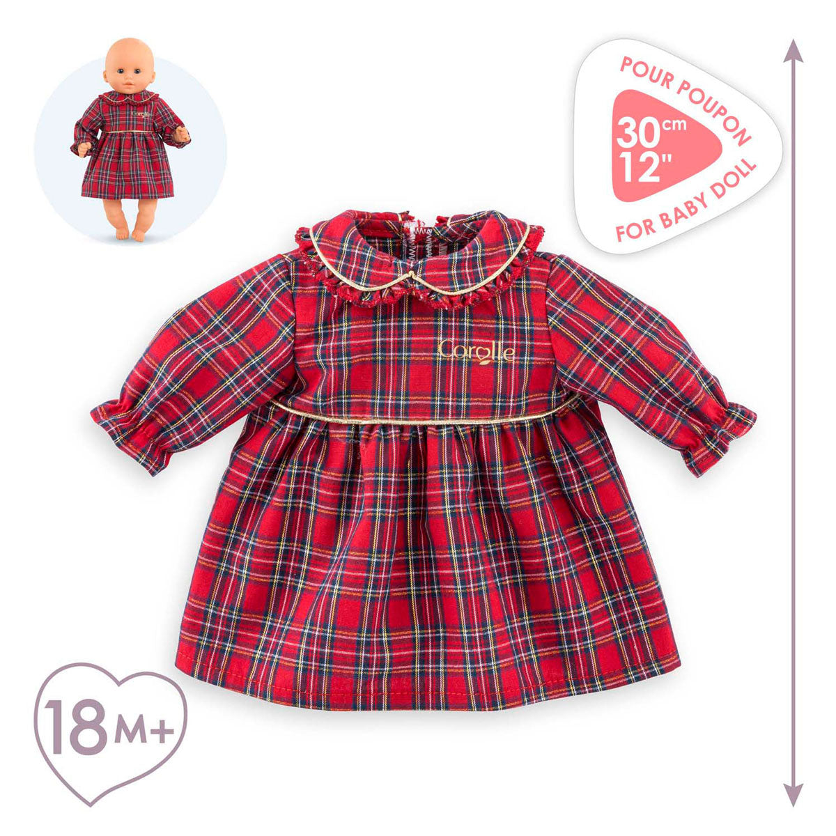 Sukienka Corolle Holidays dla lalki, 30 cm