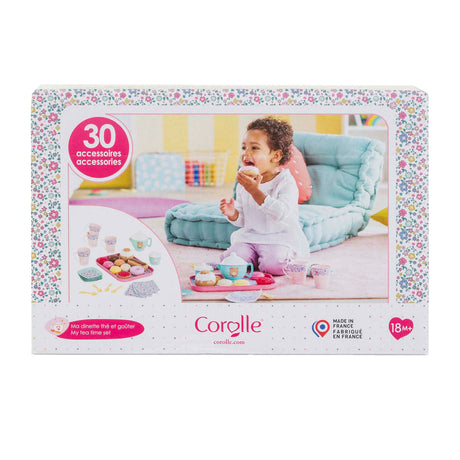 Corolle mój zestaw do herbaty dla lalki baby, 30 szt.