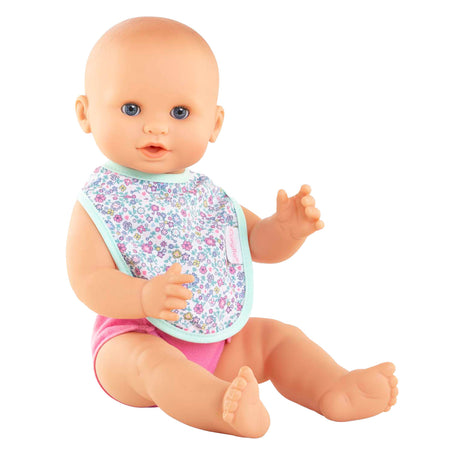Zestaw akcesoriów do pieluszek Corolle w kwiaty dla lalki Baby, 36 cm