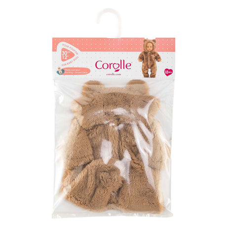 Kostium dla lalki Corolle Miś Onesie brązowy - ubranka dla lalek 30 cm.