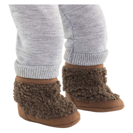 Buty dla lalek Corolle z owczej skóry w kolorze brązowym, akcesoria dla lalek 36 cm.
