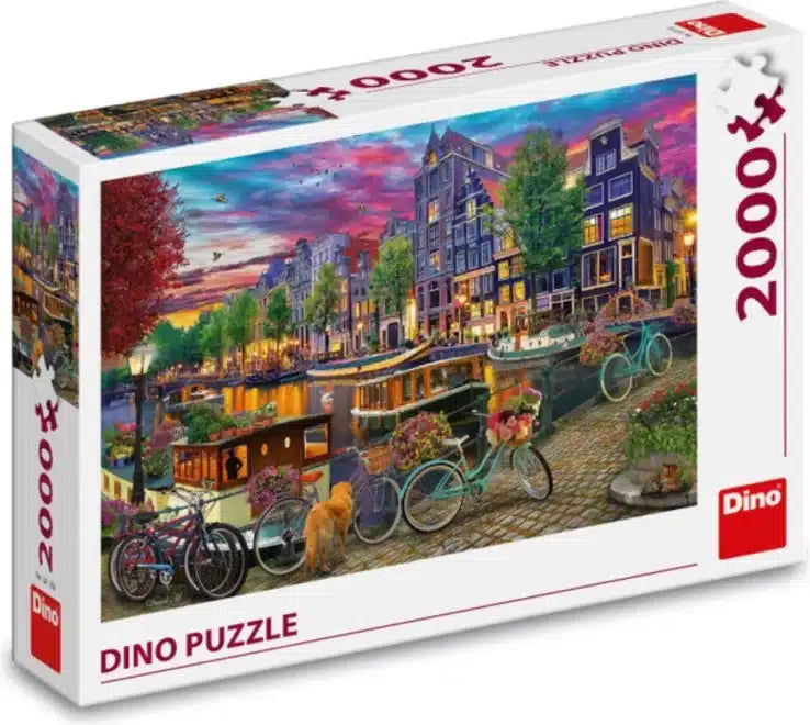 Puzzle Dinotoys Dino malowane w Amsterdamie - 2000 elementów