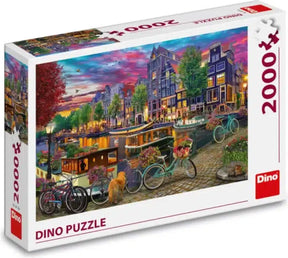 Puzzle Dinotoys Dino malowane w Amsterdamie - 2000 elementów