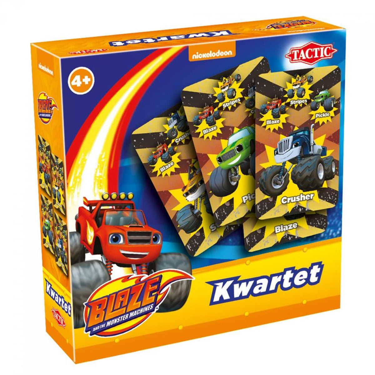 Taktyczny kwartet blaze – gra karciana – gra dla dzieci – od 4 lat – 2-4 graczy