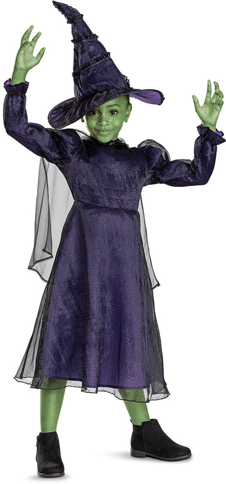 Przebranie niegodziwe (nbc universal), elphaba deluxe, rozmiar xs (3t-4t lat), dziewczęce