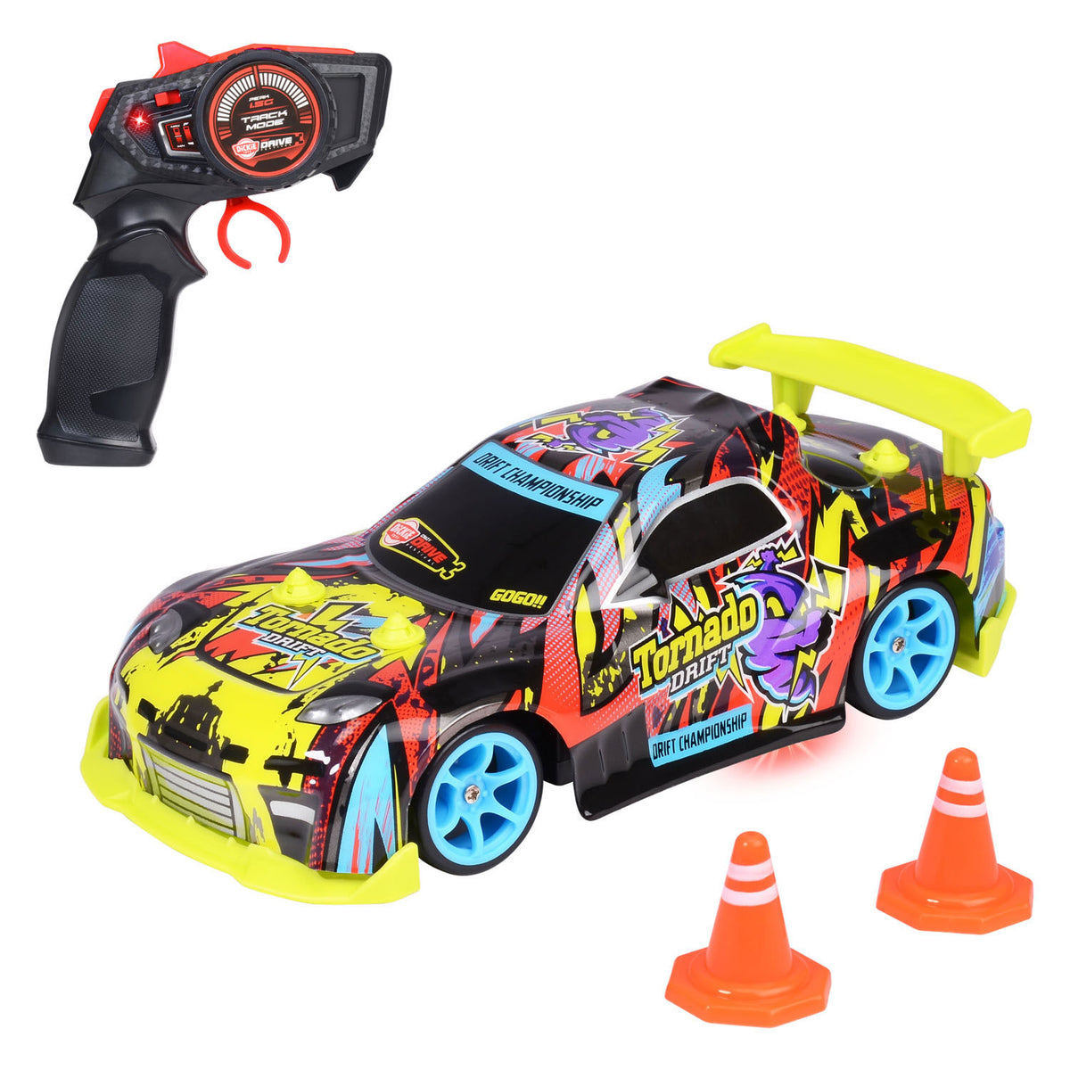Dickie RC sterowalny auto tornado dryft rtr