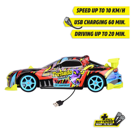 Dickie RC sterowalny auto tornado dryft rtr