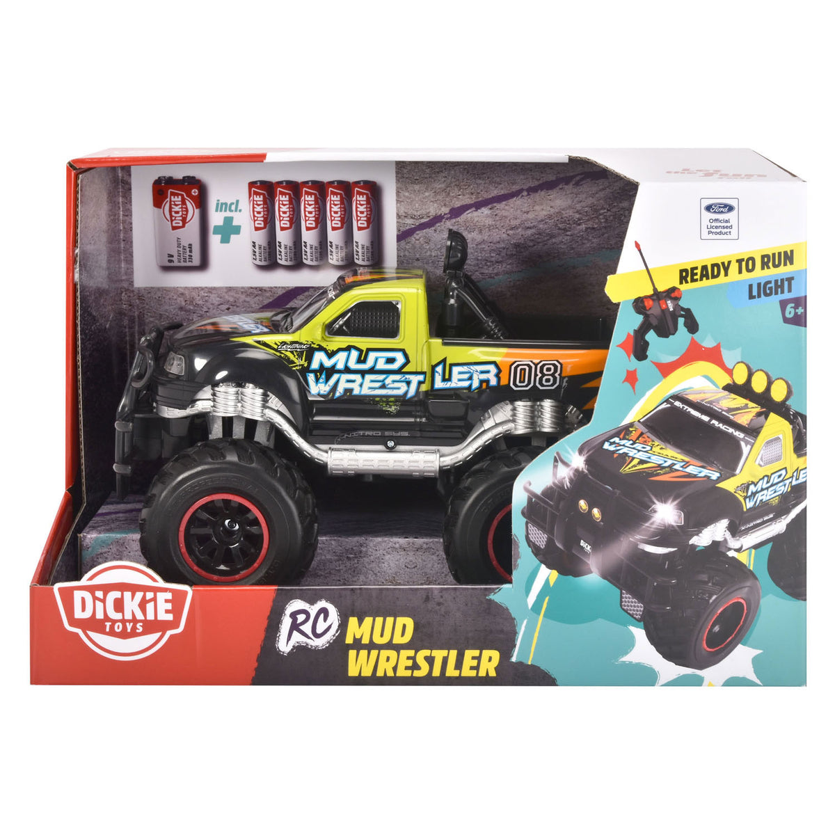 Dickie rc sterowany błotnisty samochód ford f150 rtr