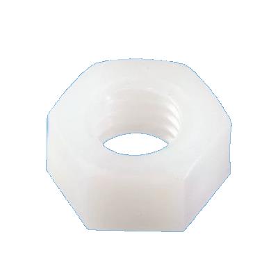 Nakrętka biała m6 d555 934 poliamid 6.6 (nylon) | 1000 sztuk