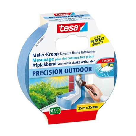 Taśma maskująca Tesa do zastosowań zewnętrznych 25 m x 25 mm
