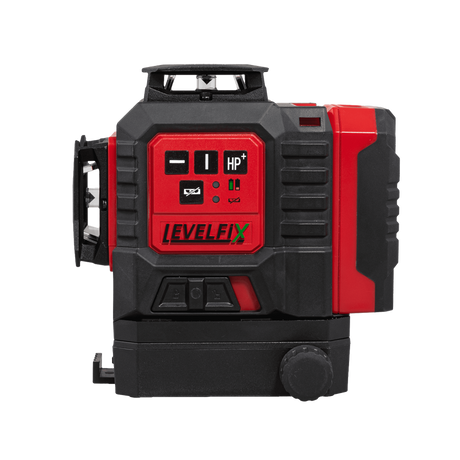 Laser krzyżowy stożkowy Levelfix 3x360° 3d ccl283g, zestaw zielony