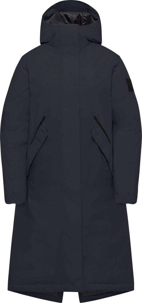 Damska kurtka outdoorowa Jack Wolfskin Brandenburger Coat w kolorze ciemnego granatu