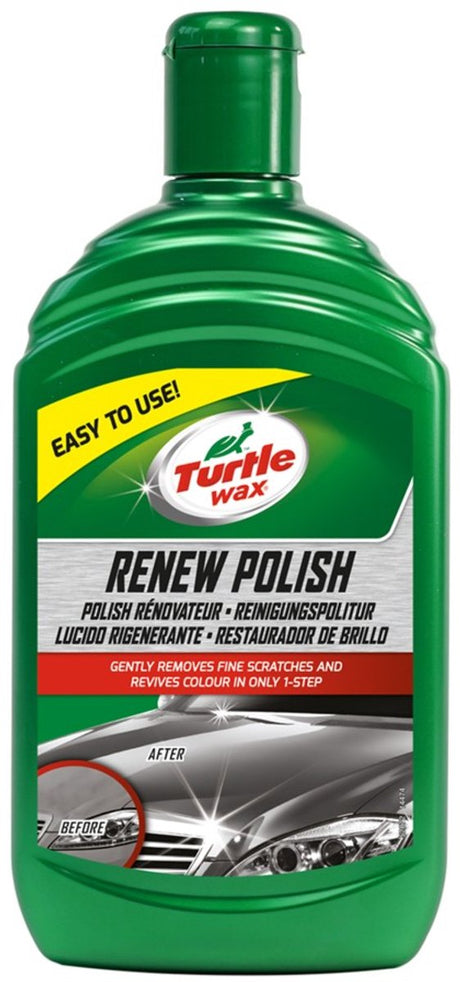 Turtle wosk gl renew polish - usuwa rysy, zarysowania i zwietrzenia - przywraca kolor - do matowych, wyblakłych lakierów - idealny do starszych samochodów - 500ml
