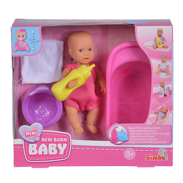 Noworty Baby Mini Born Baby in Bad Set