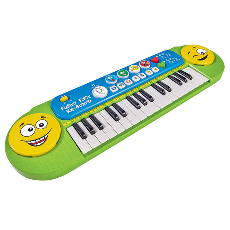 Klawiatura z uśmiechem na twarzy Simba, mój świat muzyki