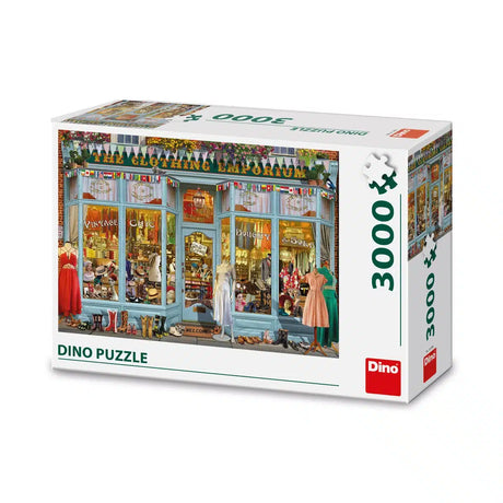 Puzzle dinozaurów Dinotoys z butiku sklepu odzieżowego 3000 elementów