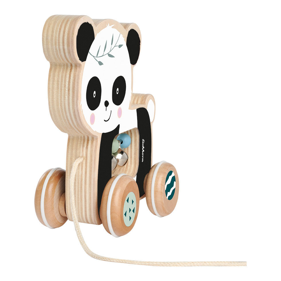 Drewniana panda pociągowa Eichhorn
