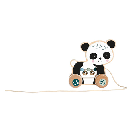 Drewniana panda pociągowa Eichhorn