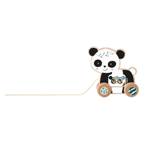Drewniana panda pociągowa Eichhorn