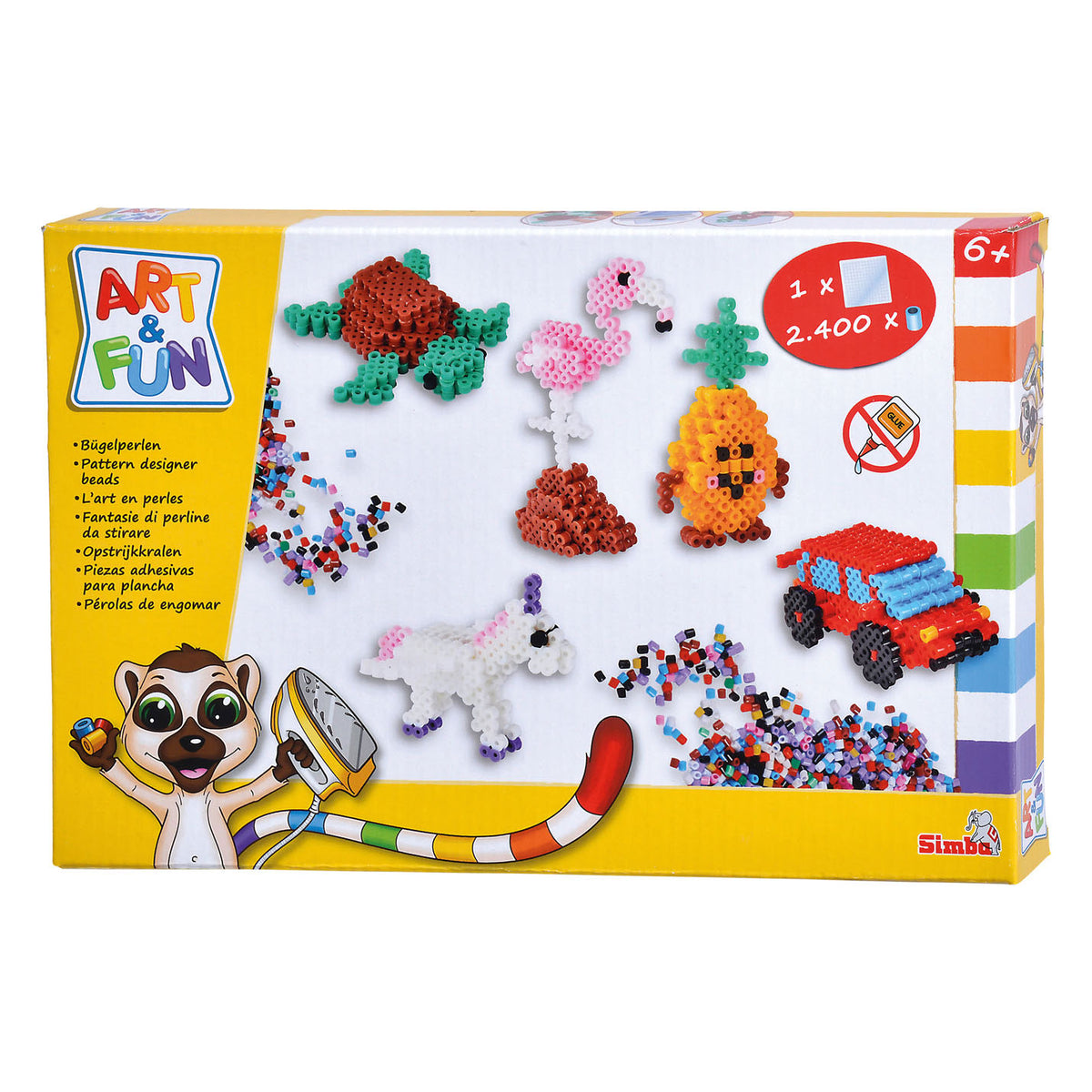 Simba Art Fun String Beads 3D Zestaw 3D