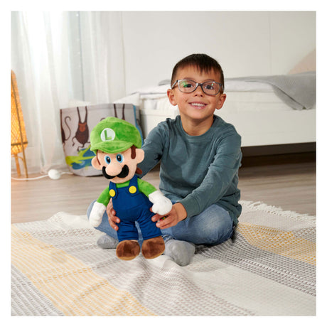 Plusz Nicotoy Super Mario Luigi, 30cm - przytulanka