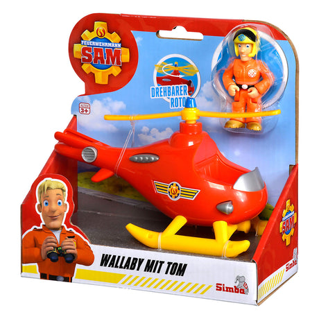 Simba - strażak sam - helikopter - wallaby - pojazd zabawkowy