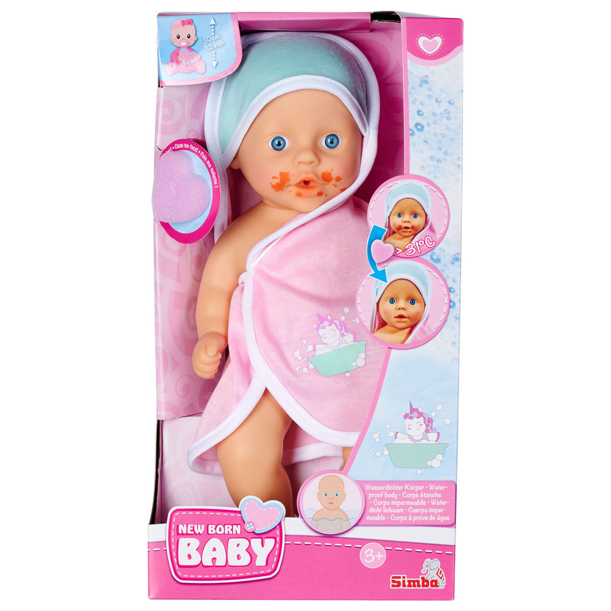 Noworty Baby Badpop musi się kąpać