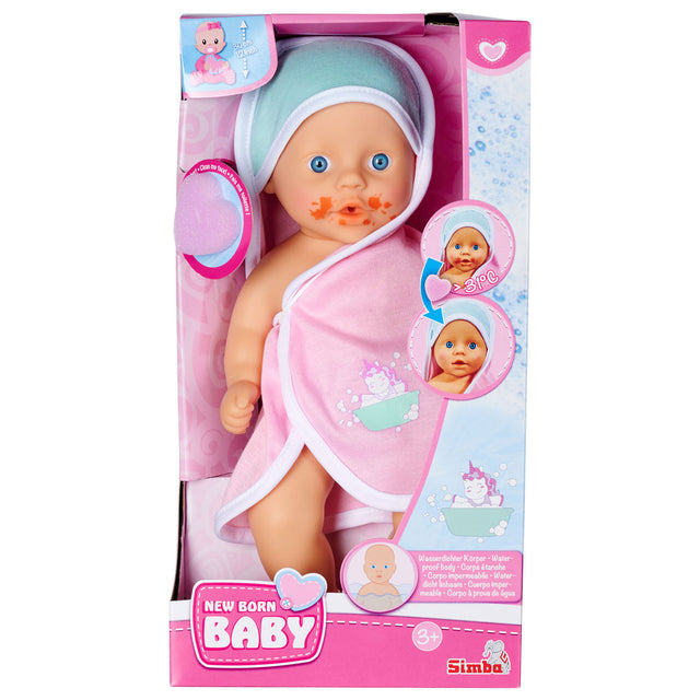 Noworty Baby Badpop musi się kąpać