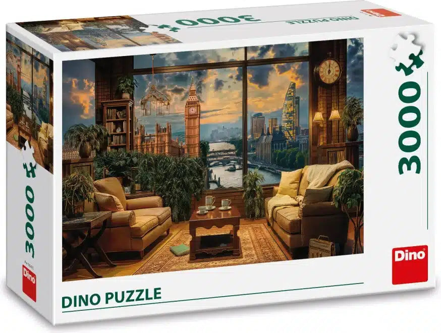 Puzzle Dinotoys z malowanym Londynem, 3000 elementów