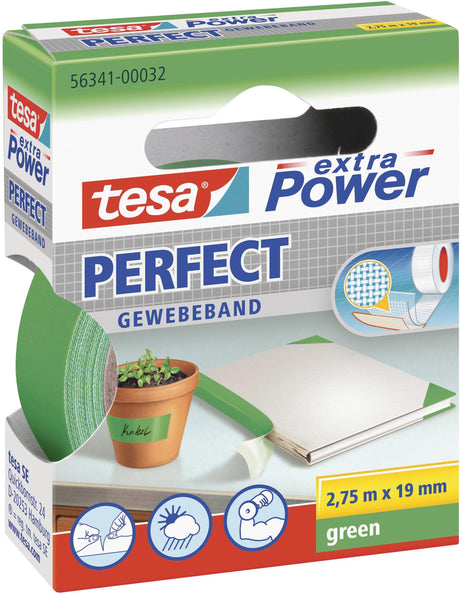 Taśma Tesa 2,75 m x 19 mm zielona