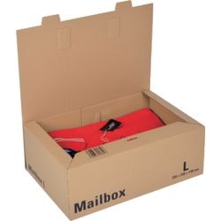 Pudełko składane l 395x250x140mm karton brązowy 15 sztuk